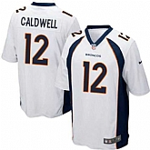 Nike Men & Women & Youth Broncos #12 Caldwell White Team Color Game Jersey,baseball caps,new era cap wholesale,wholesale hats